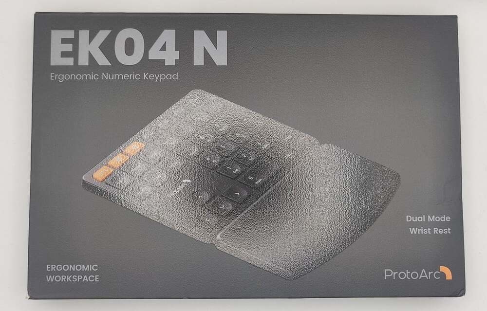 ProtoArc EK04 N Ergonomic Wireless Numeric Keypad with Wrist Rest